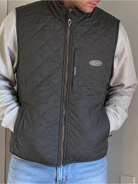Drake Quilted Black Men's Vest
